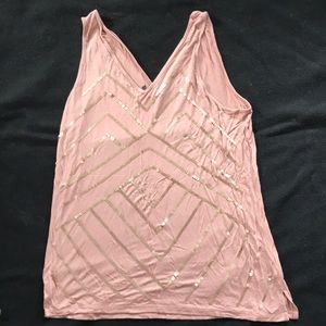 Blush colored tank top